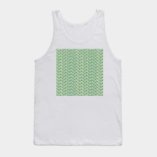 Green Mint spotted background Tank Top